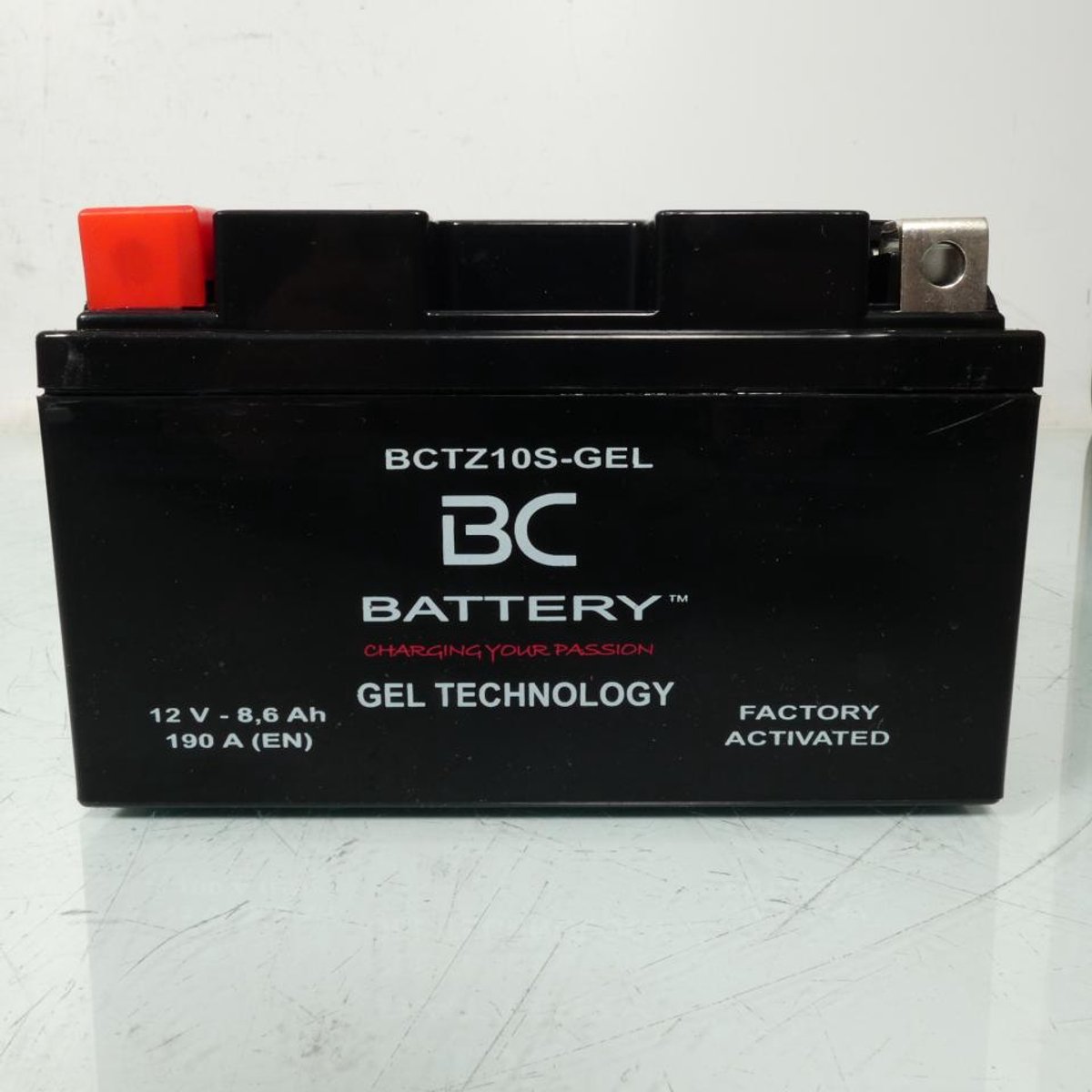 Batterie SLA BC Battery pour Moto MV Agusta 1078 F4 2007 à 2010 YTZ10S / 12V 8.6Ah Neuf