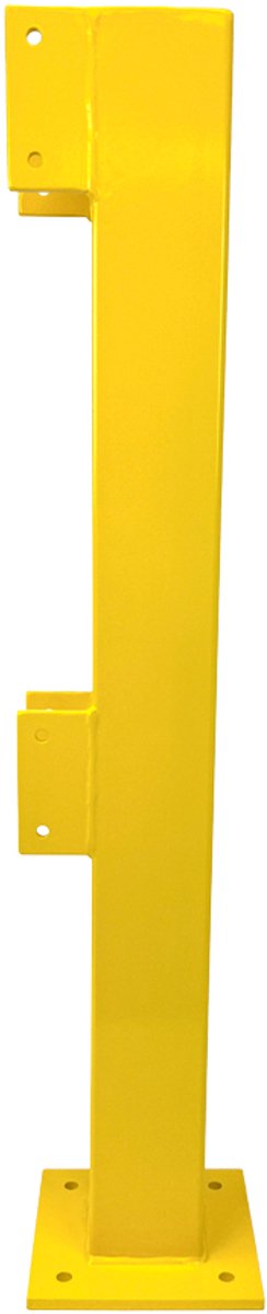 Begin-/Eindpaal – Schroefgaten Ø10 mm balkmontage - Geel - x x 3,5 mm- - Steel - 3,5 mm - Voor binnen