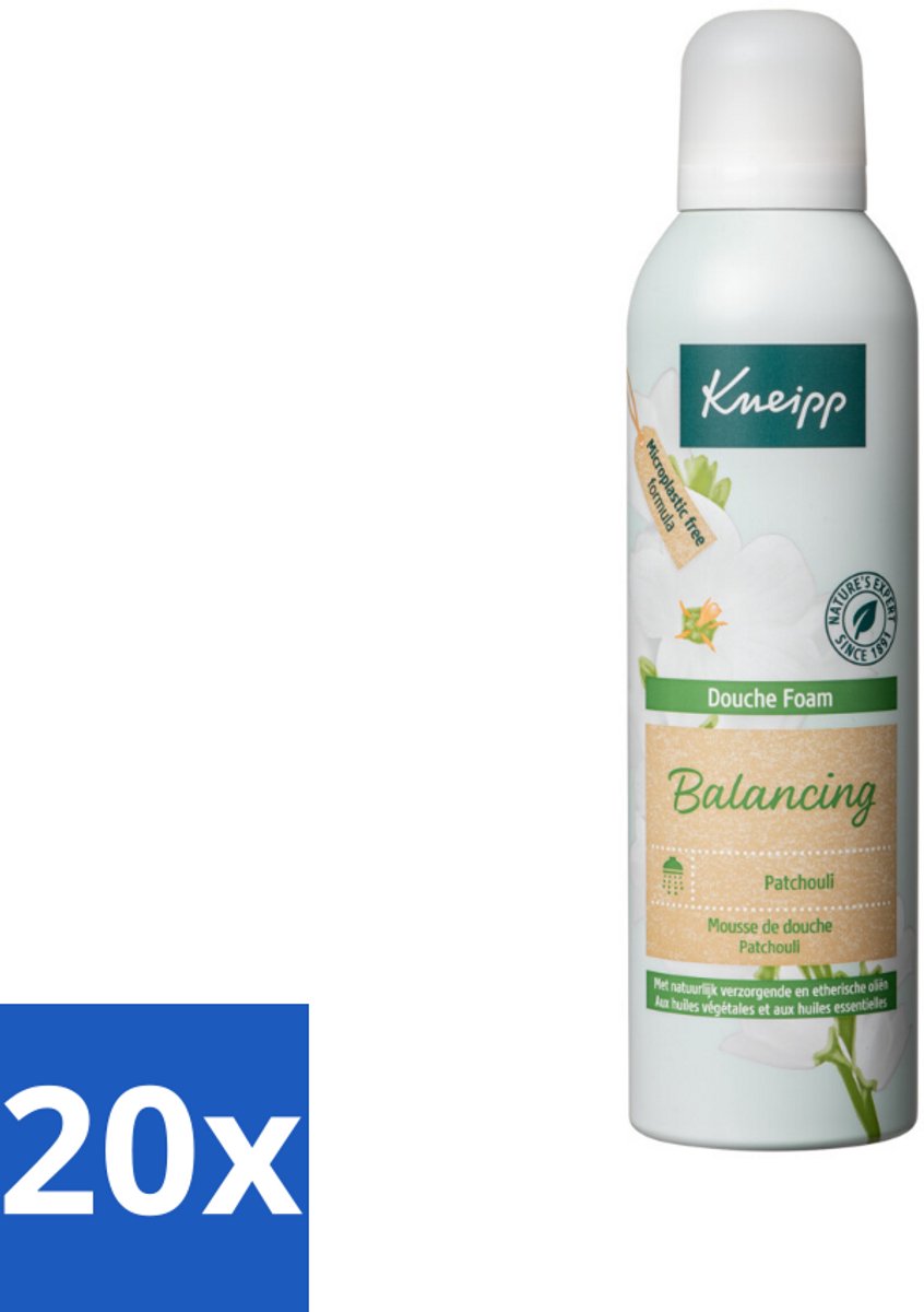 Kneipp - Douche foam - Balancing - Patchouli - 200 ml - Bulkverpakking - 20 stuks