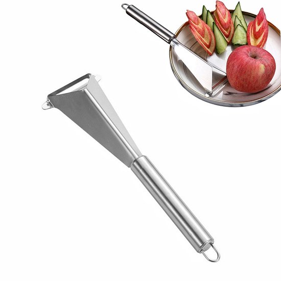 Foto: 1 stuk fruit snijmes ergonomisch ontwerp keuken fruit en groente snijmes praktisch fruit en groente gereedschap 23 5 5 cm voor thuisgebruik fruit en groente snijden en decoratie zilver