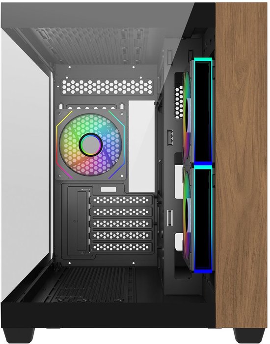 Cooler Master Elite 481 Wood Mini Tower Black (6/6)