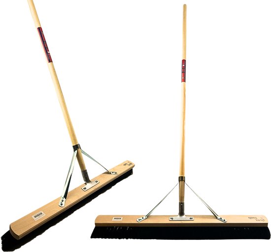 Synx Tools bezem Zaalveger 100cm Paardenhaar - Zachte bezem - Kamerveger - Bezemsteel - Veger schoonmaken - Bezems Binnen - Bezem zacht met Steel 150 cm van Synx Tools — afbeelding 3