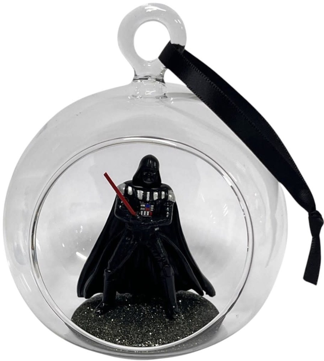 Glass open bauble 3D figure Darth Vader
