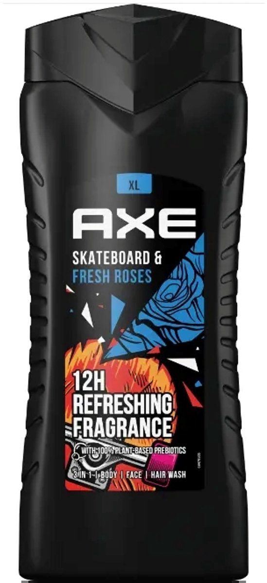 Axe Douchegel Skateboard & Fresh Roses Scent 400ml