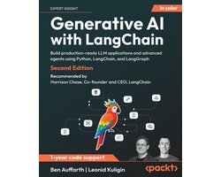 Omslag van Generative AI with LangChain - Second Edition: Build production-ready LLM applications and advanced agents using Python, LangChain, and LangGraph