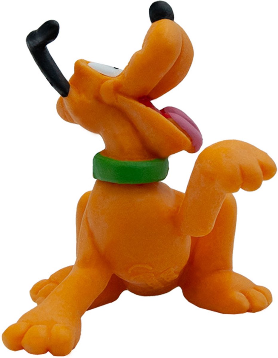 Bullyland 15347 – Speelfiguur en verzamelfiguur Pluto uit Disney, ca. 6,1 x 4,7 x 6 cm – levensecht en detailrijk vormgegeven – ideaal als taartfiguur en klein cadeautje voor kinderen vanaf 3 jaar.
