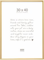 Deknudt Frames Cadre photo or étroit S011A4 - dimensions de la photo: 30x40 cm