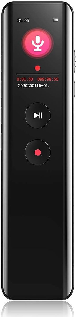 Digitale Voice Recorder 2025 met Ruisonderdrukking en 16GB - Product - €32,78