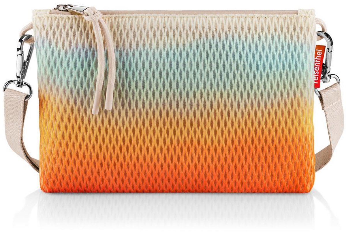 Reisenthel Extralite Case1 Etui - Make-up tas - Mesh Tropical Rood Mix