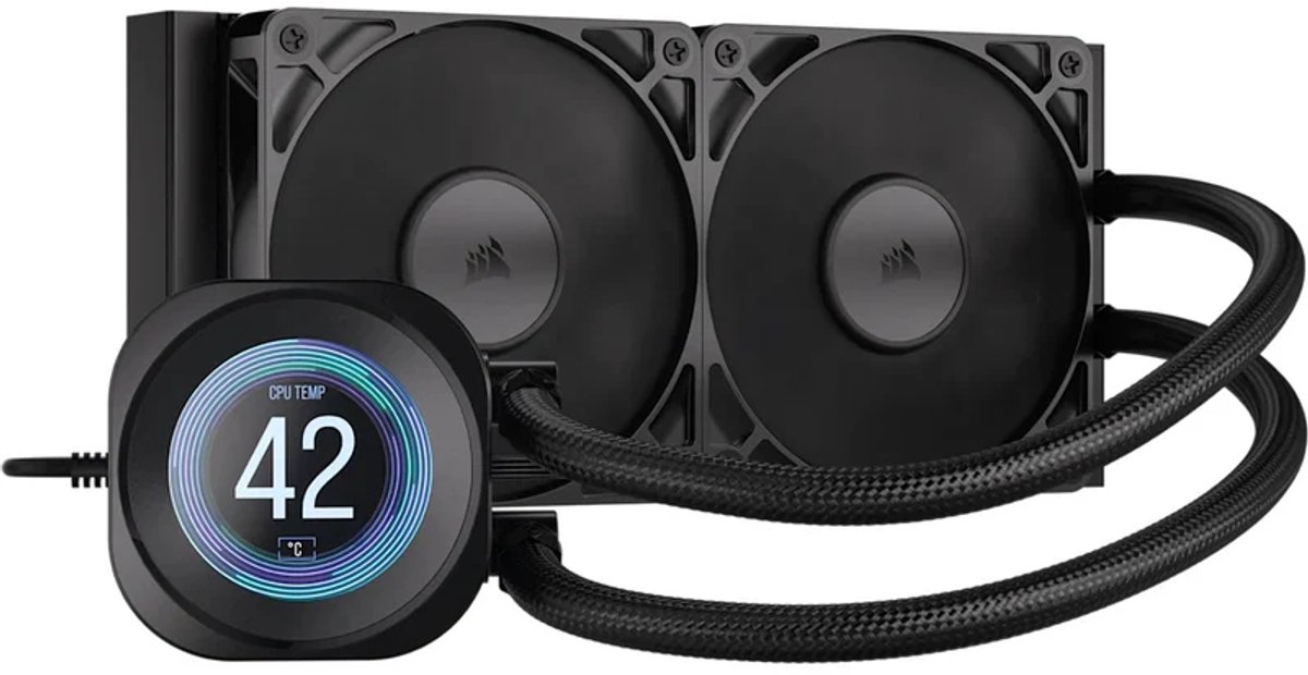 Corsair NAUTILUS 240 RS LCD CPU-vloeistofkoeler waterkoeling