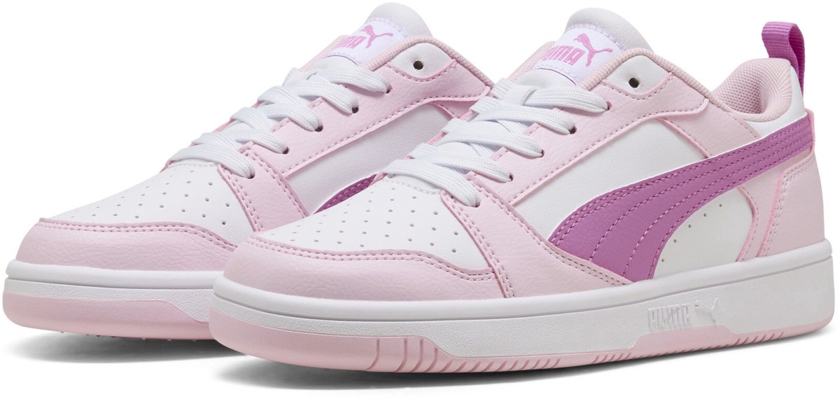Puma Rebound V6 Lo Jr Pearl Pink-Mauve Pop-PUMA White