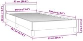 93 cm x 193 cm