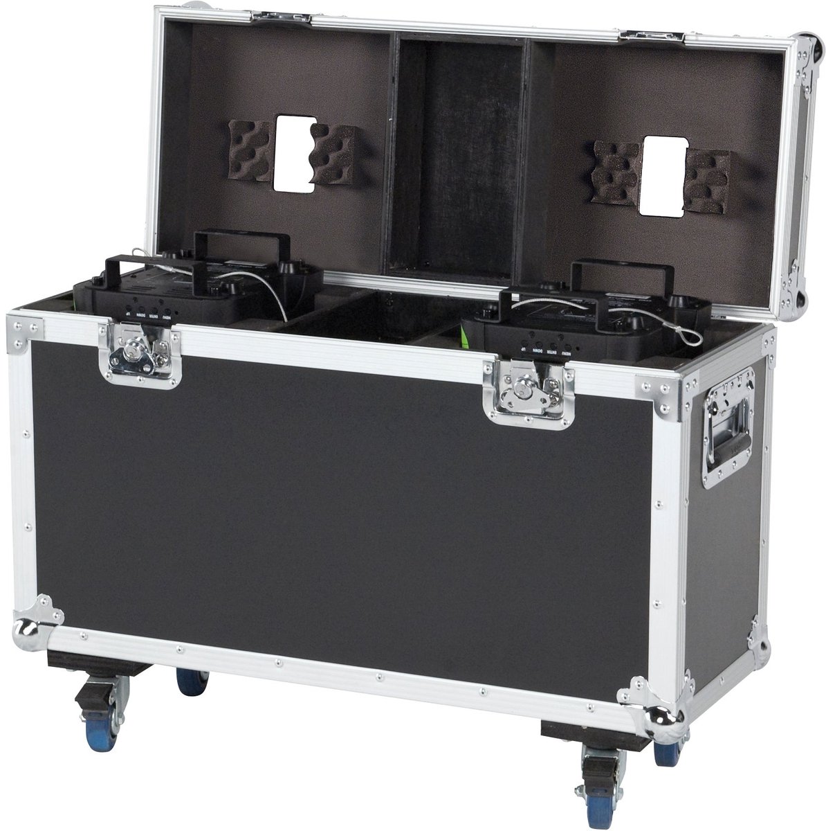DAP Audio Flightcase voor 2 Indigo 150 MKII, 2 Phantom 25 LED of 2 Phantom 50 LED Moving Heads