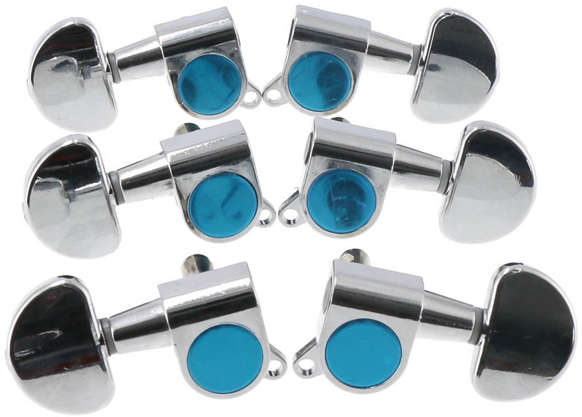 3x3 stemmechanieken voor gitaar chrome Fazley 10538