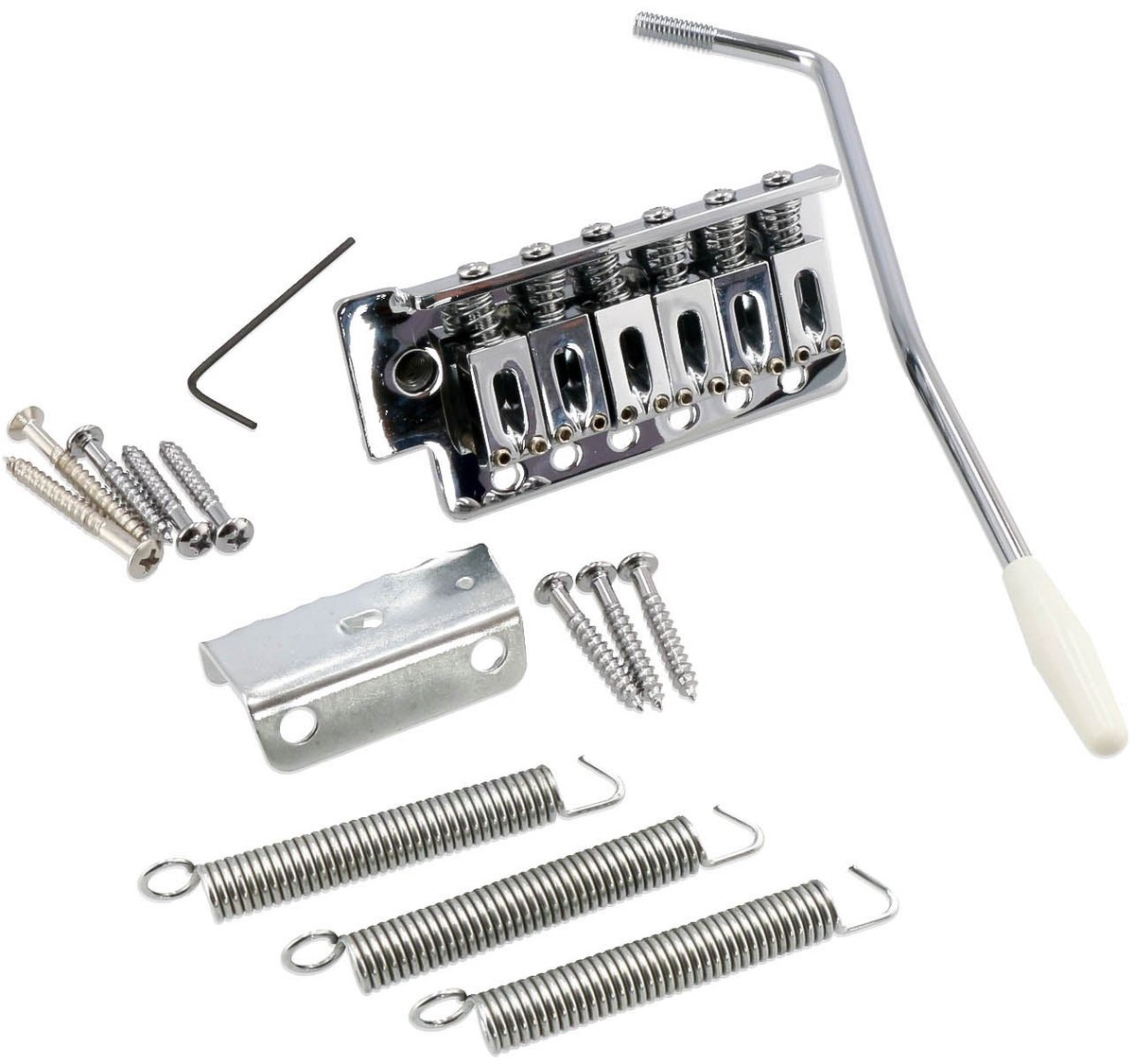 Tremolo brug voor ST-stijl gitaar chrome Fazley 10601