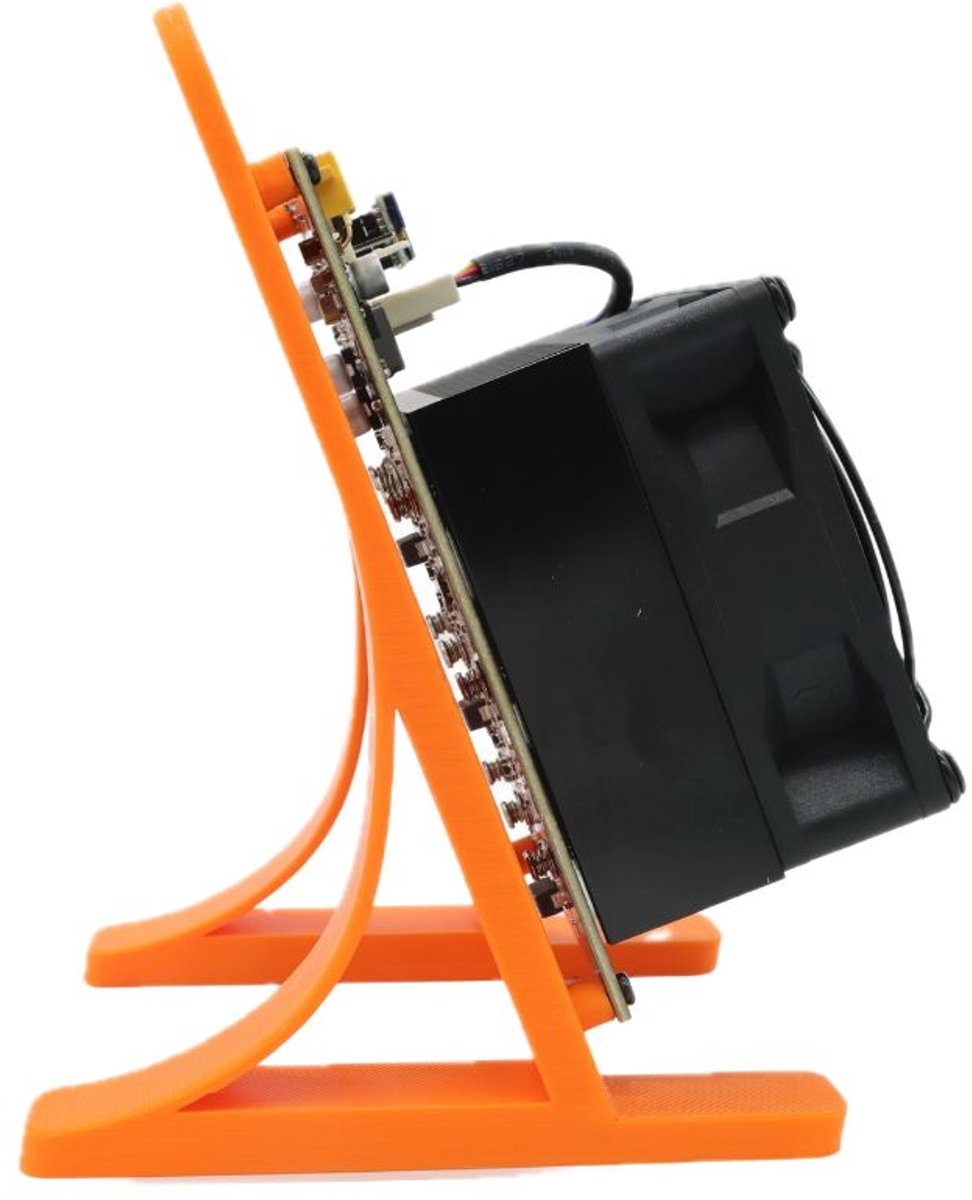 Bitaxe Supra Hex 701 - Inclusief Stand & EU Stekker - 2,4TH/s Bitcoin Miner - Solo miner - Oranje — cadeau in Cadeau-ideeën - foto 2