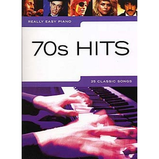 Really Easy Piano 70S Hits Piano Book - cover