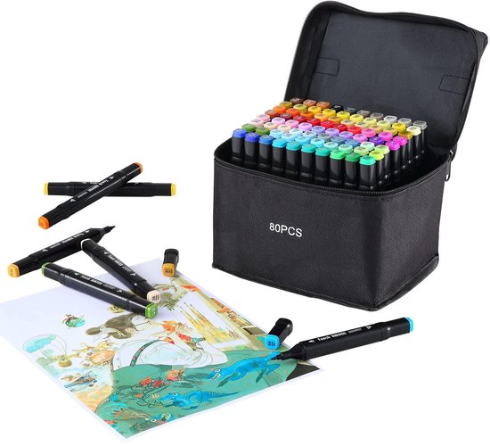 Tekendoos voor Kinderen 180-delig | Complete Kleur- en