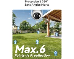 Imou 2K Wireless Solar WiFi Surveillance Camera - Met Solar Panel - Wifi - Outdoor - Buiten Camera - Wit - Beveiligings Camera - Tot Max 256GB Micro SD (niet inbegrepen)