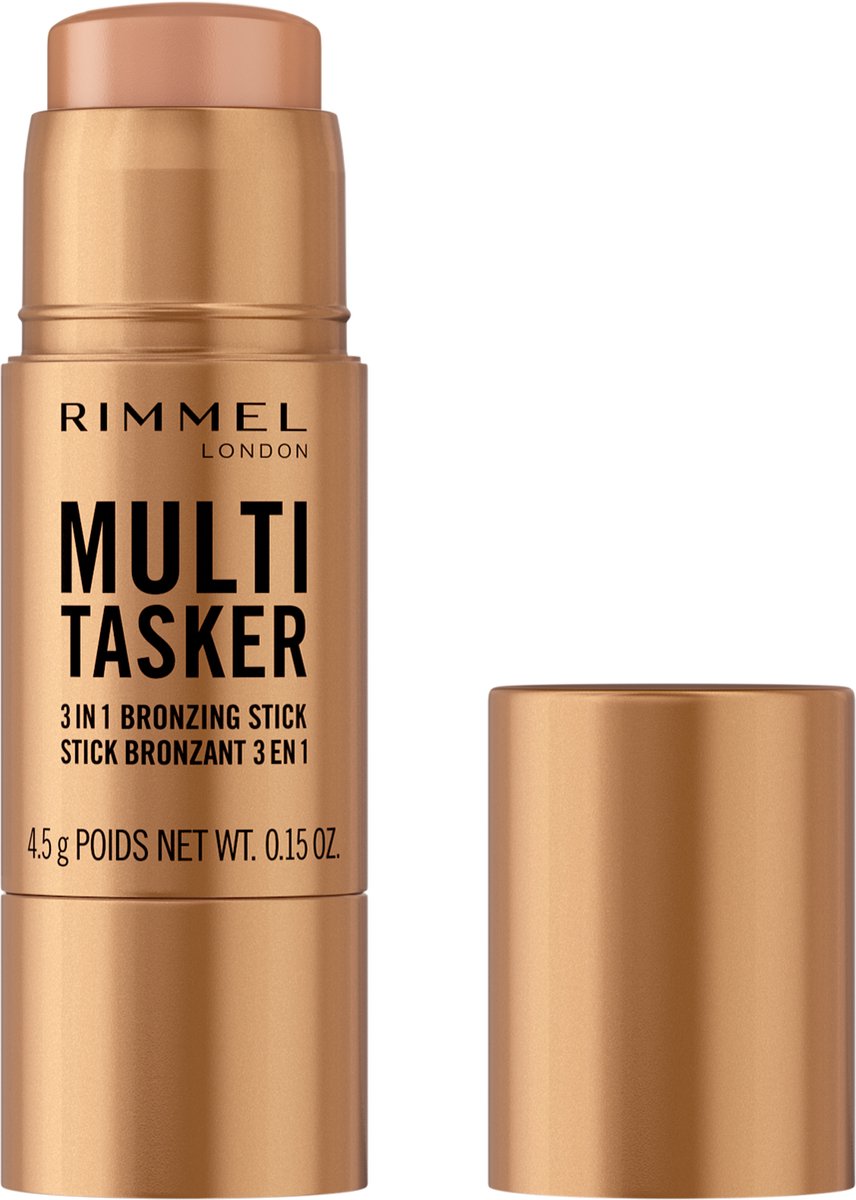 Rimmel London Multi Tasker 3 in 1 Bronzing Stick - 001 - Light, 4,5 g
