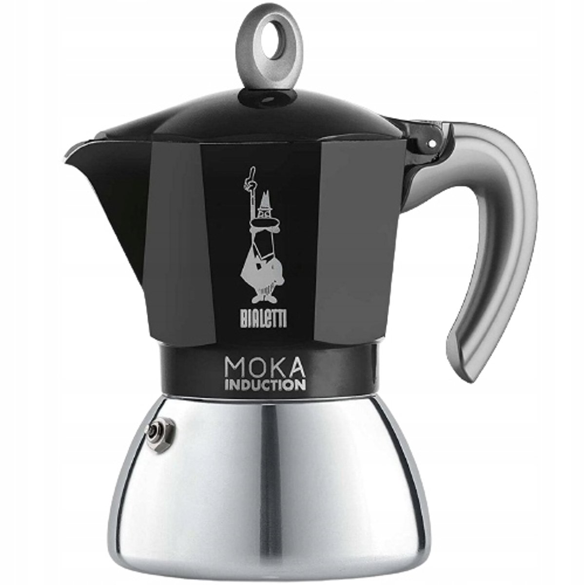 Bialetti Moka Induction II Kookplaat Zwart 6 Kopjes Espresso 280ml