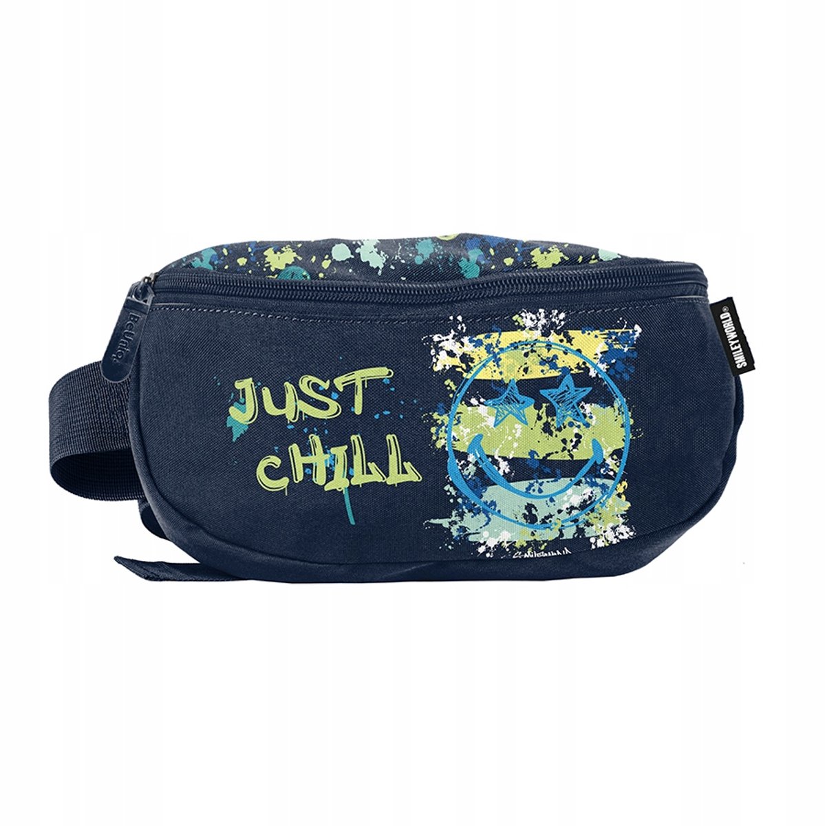BeUniq SmileyWorld Just Chill Heuptas Unisex Blauw