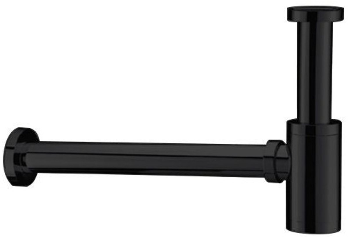 Sifon Geborsteld Mat Zwart - PVD Coating - Wastafel - Wastafelsifon van Hoge Kwaliteit