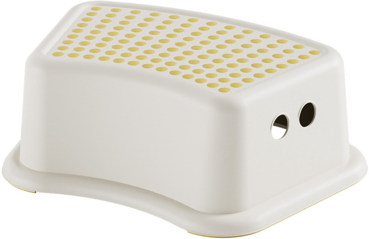 Kindervoetenbankje - Antislip voetenbankje - 37*25*13cm -Geel