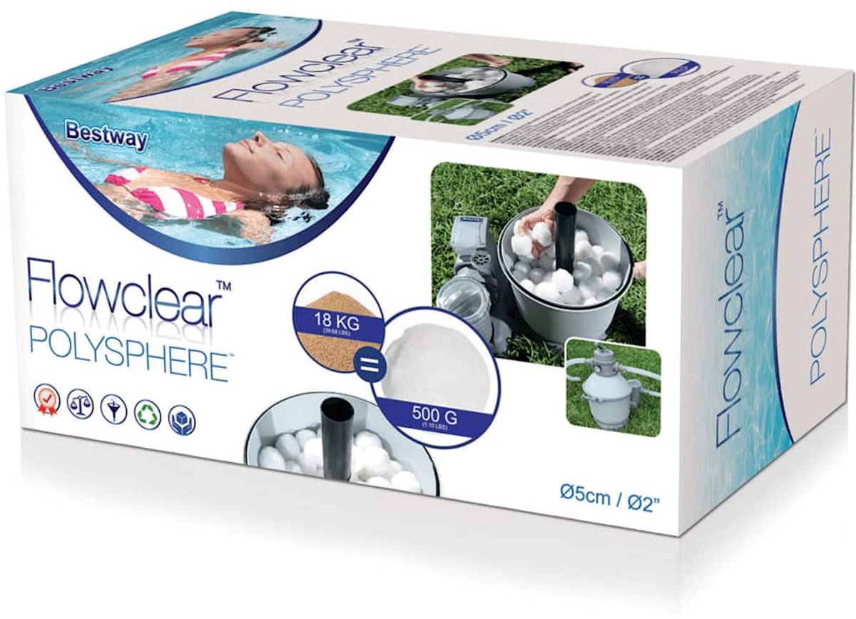 Bestway Flowclear Polysphere filter balls for sand filter pump