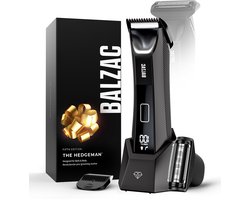 BALZAC® The Hedgeman® 5.0 - Bodygroomer Mannen - Waterdicht - Foil Shaver - Extra Veilig - Trimmer Schaamstreek - Body Trimmer Heren