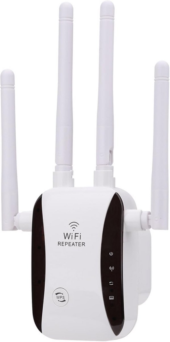 WiFi Repeater Versterker met Ethernet Poort voor Draadloos Signaalbereik Uitbreiding