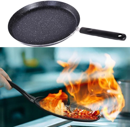 Koekenpan Anti-aanbak Tawa voor Pannenkoeken en Crêpes, 18cm, Geschikt voor Gas & Inductie — afbeelding 4