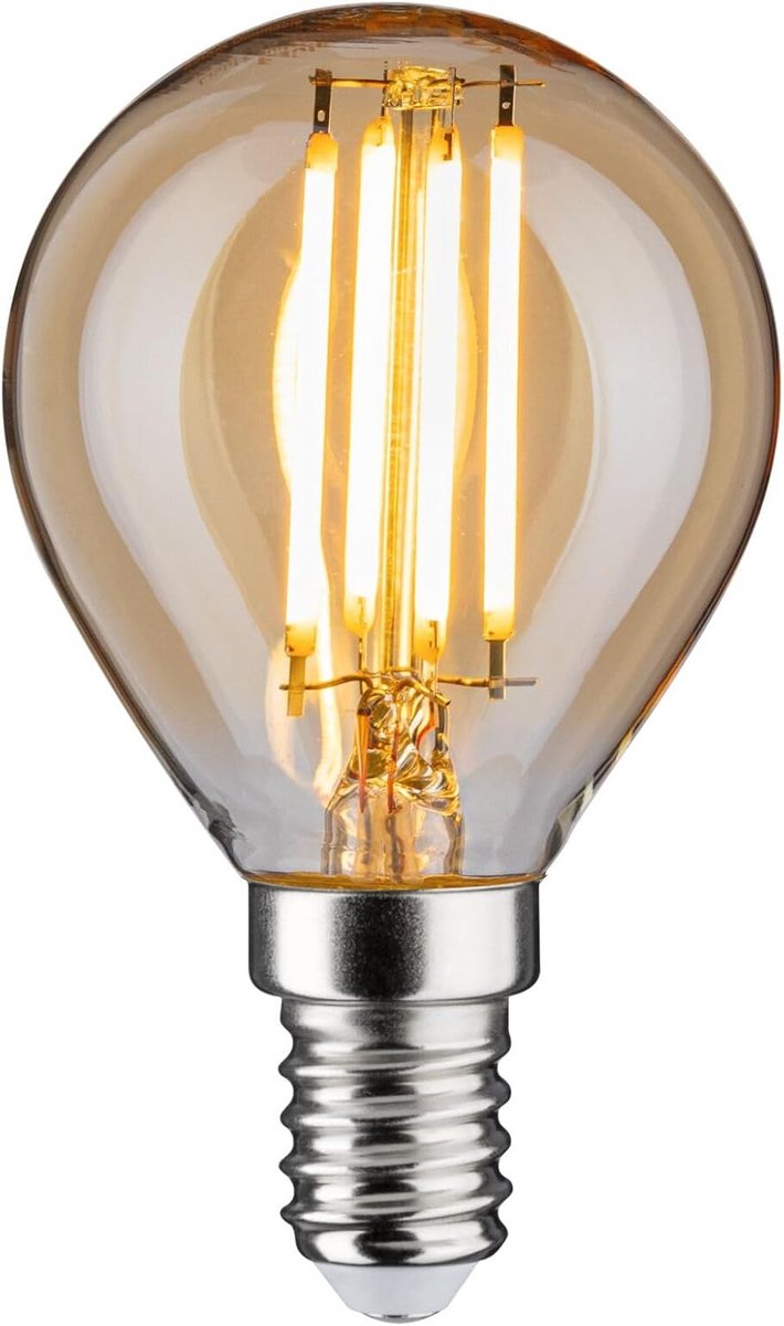 E14 LED Filament Lamp Druppel Goud 4,7W Dimbaar Warm Wit Licht