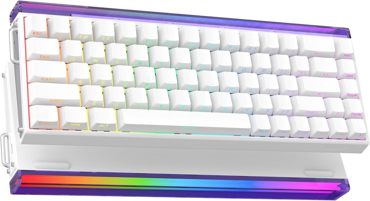 Magnetisch Gaming Toetsenbord, 65% Compact, Instelbare Trigger, 8000Hz Polling, RGB