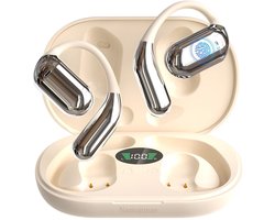 Namajunas - Draadloze Oordopjes - Bluetooth - Geschikt voor iOS & Android - Lange Batterijduur - Comfortabel Draagcomfort - Bone Conduction - Sporthoofdtelefoon - Open-ear - Met Microfoon - Touch - IPX7 Zweetbestendig - Voor Hardlopen, Fitness