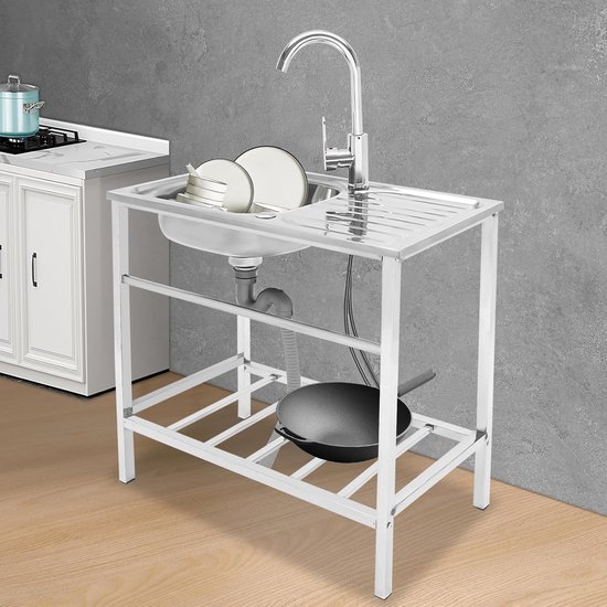 Keukenkraan In De Muur Warm en Koud Wastafel Goots... – Vicedeal