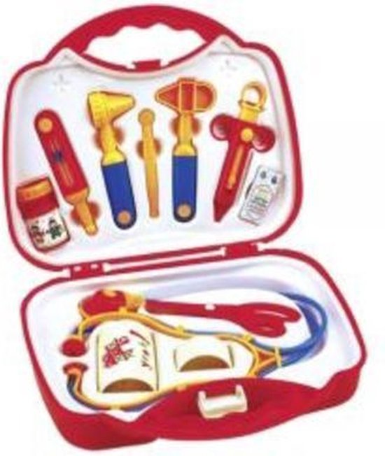 Minst Verslaafde stof in de ogen gooien luxe kinder dokterskoffer speelgoed - dokterskofferset - dokterset -  dokterkoffer | bol.com
