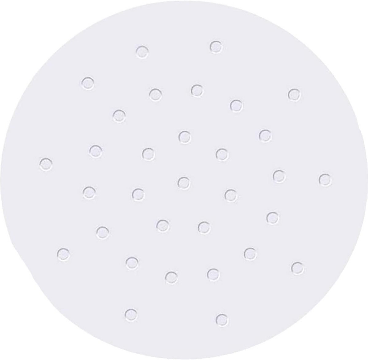 100x Rond Bakpapier voor Heteluchtfriteuse 20cm - Geperforeerd Antiaanbak Perkament