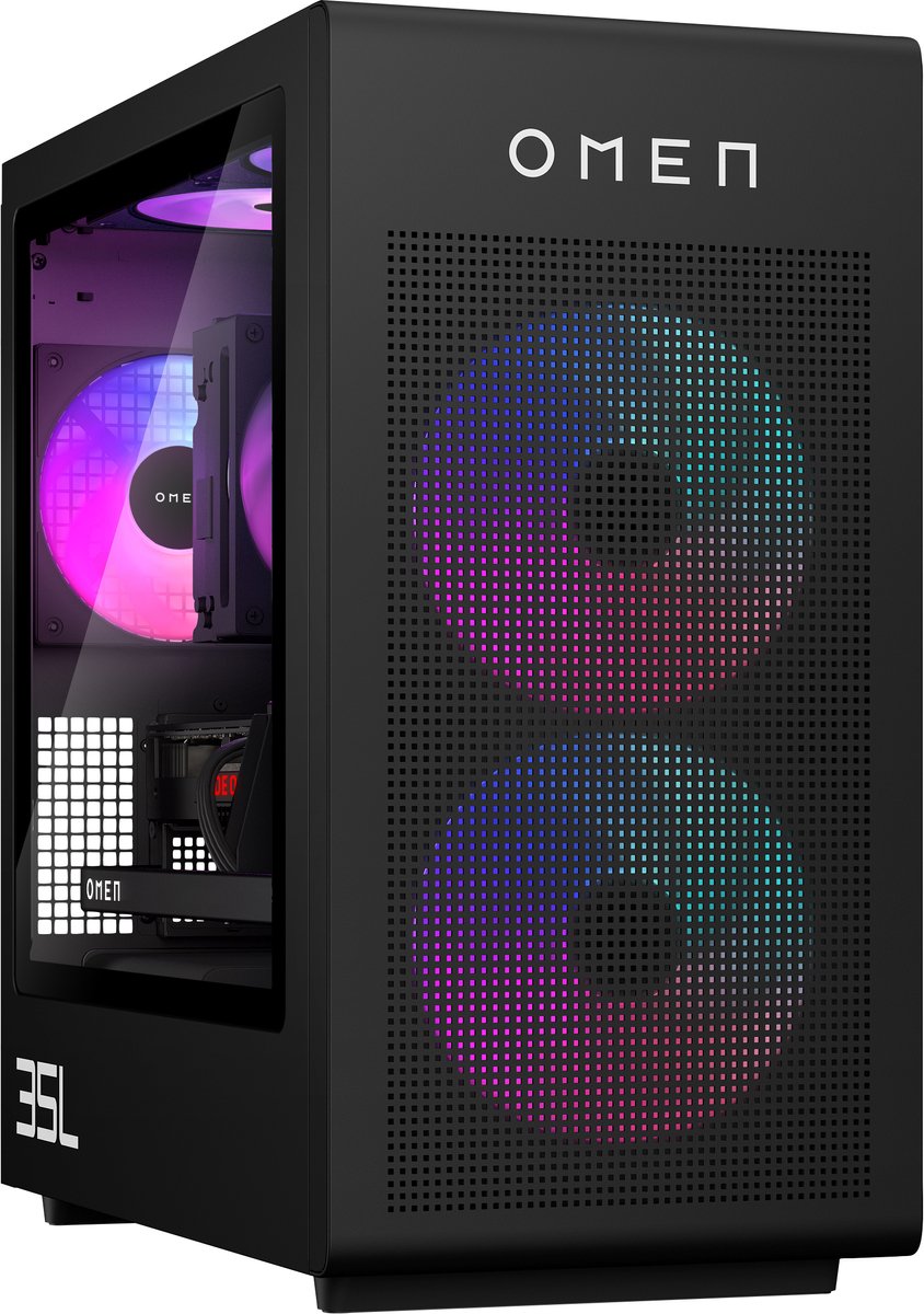 HP OMEN 35L Gaming Desktop - AMD Ryzen 5, 32 GB DDR5, RTX - HP - €1.359,00