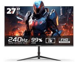 27 Inch Gaming Monitor FHD 1920x1080P 240Hz met HDR en FreeSync