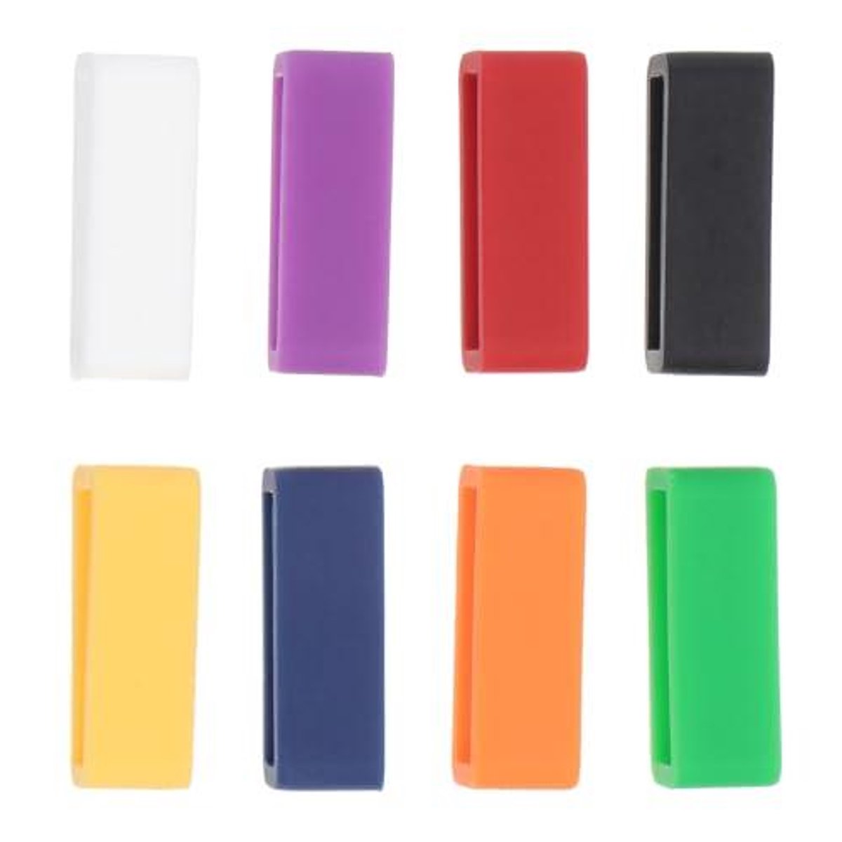 Horlogebandringen - Siliconen Horlogebandjes - Zacht Comfortabel Materiaal Voor Dagelijks Gebruik En Buitenshuis - 8 Stuks - Unisex + Meerdere Kleuren-12mm