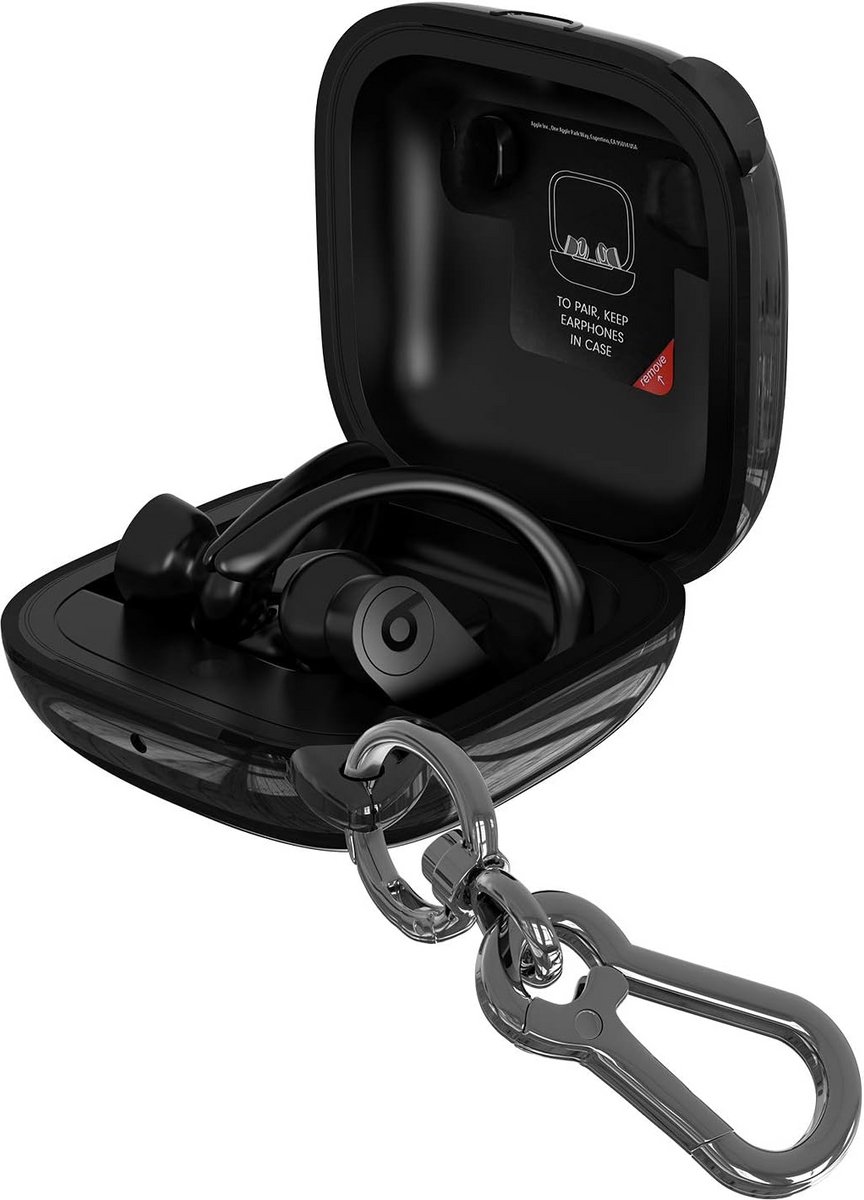Volledig Beschermend Siliconen Hoesje voor Powerbeats Pro met Extra Randstabiliteit