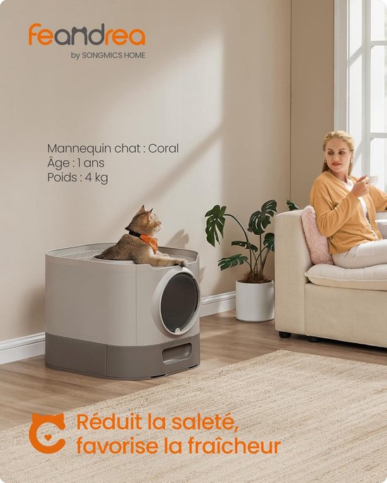 Feandrea Kattenbak Extra Grote Hoogzijdige Kattenbakmat Opbergdoos Scoop Voor Katten Dove Grey Ppt003g01 1345854691 Feandrea Kattenbak Extra Grote Hoogzijdige Kattenbakmat Opbergdoos Scoop Voor Katten Dove Grey Ppt003g01 1345854691
