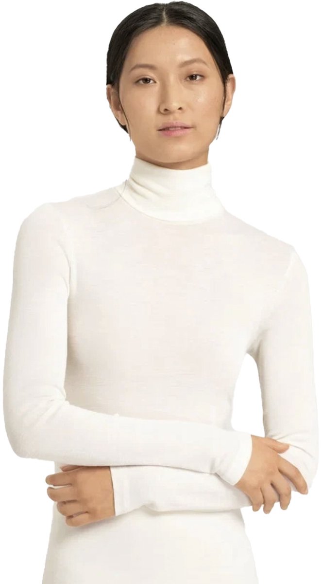 Hanro Woolensilk Dames Coltrui Cygne