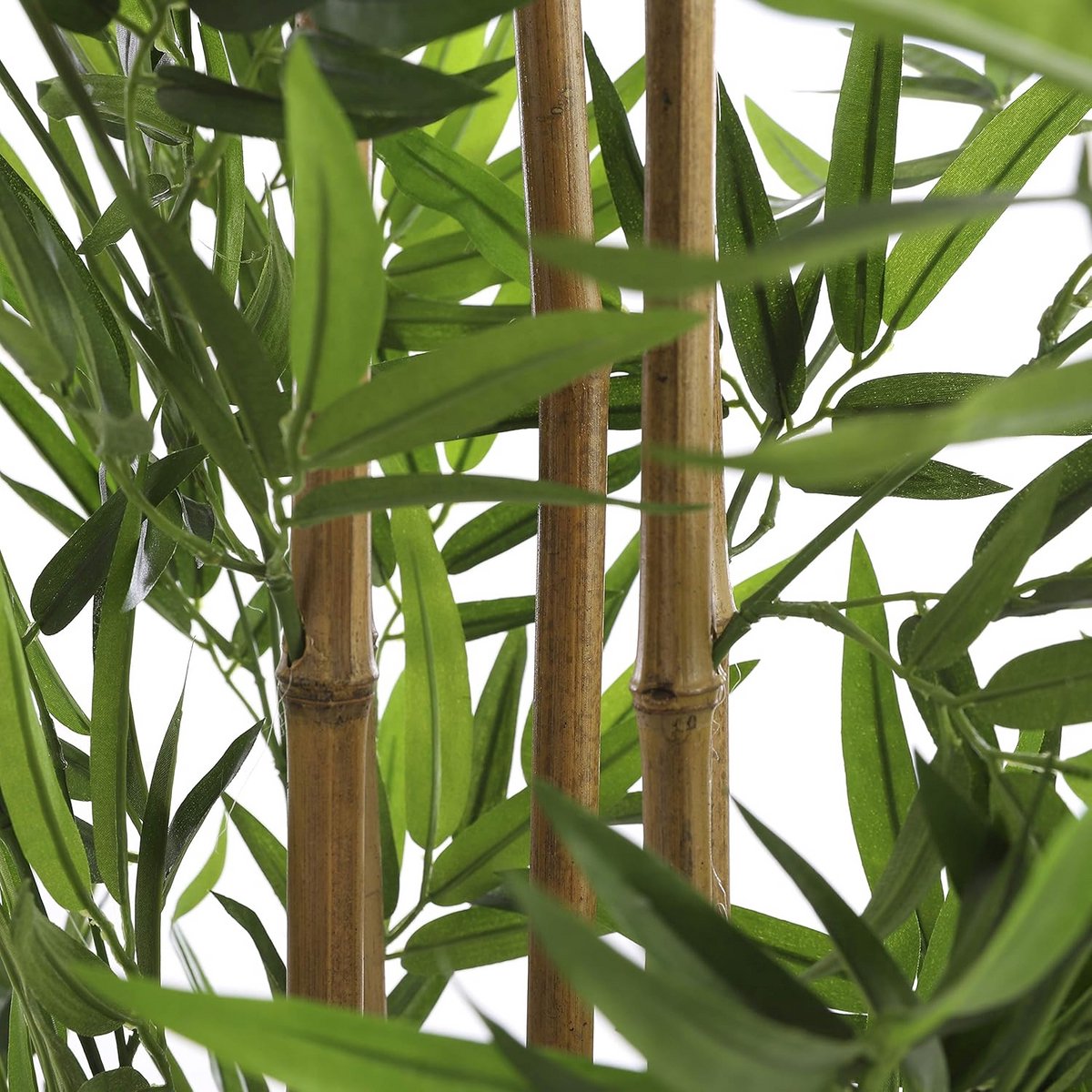 Bamboe Kunstplant Set van 4 - Realistisch Groen Decoratief voor Binnen en Buiten - 150 cm 