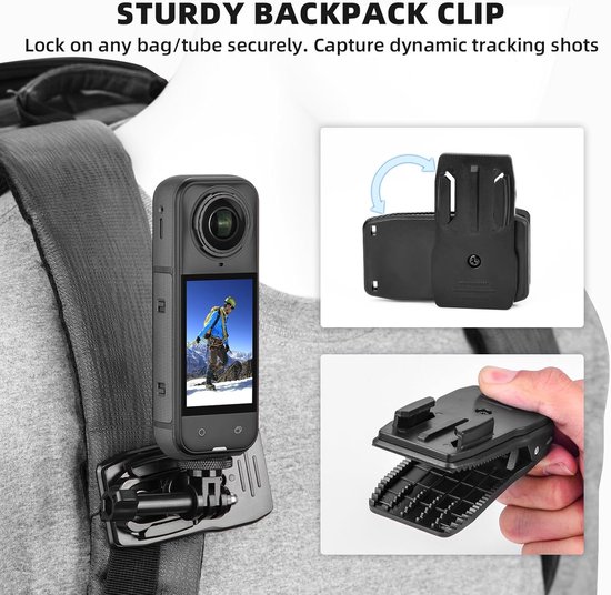 Lekufee Reiswaterdichte Harde Koffer voor Insta360 Ace Pro 2/Insta360 Ace Pro/Insta360 Ace Actiecamera en Accessoires (Alleen de Koffer