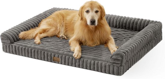 Extra Groot Orthopedisch Hondenkussen XXL - Ergonomisch Bankbed voor Grote Honden - Wasbaar & Antislip