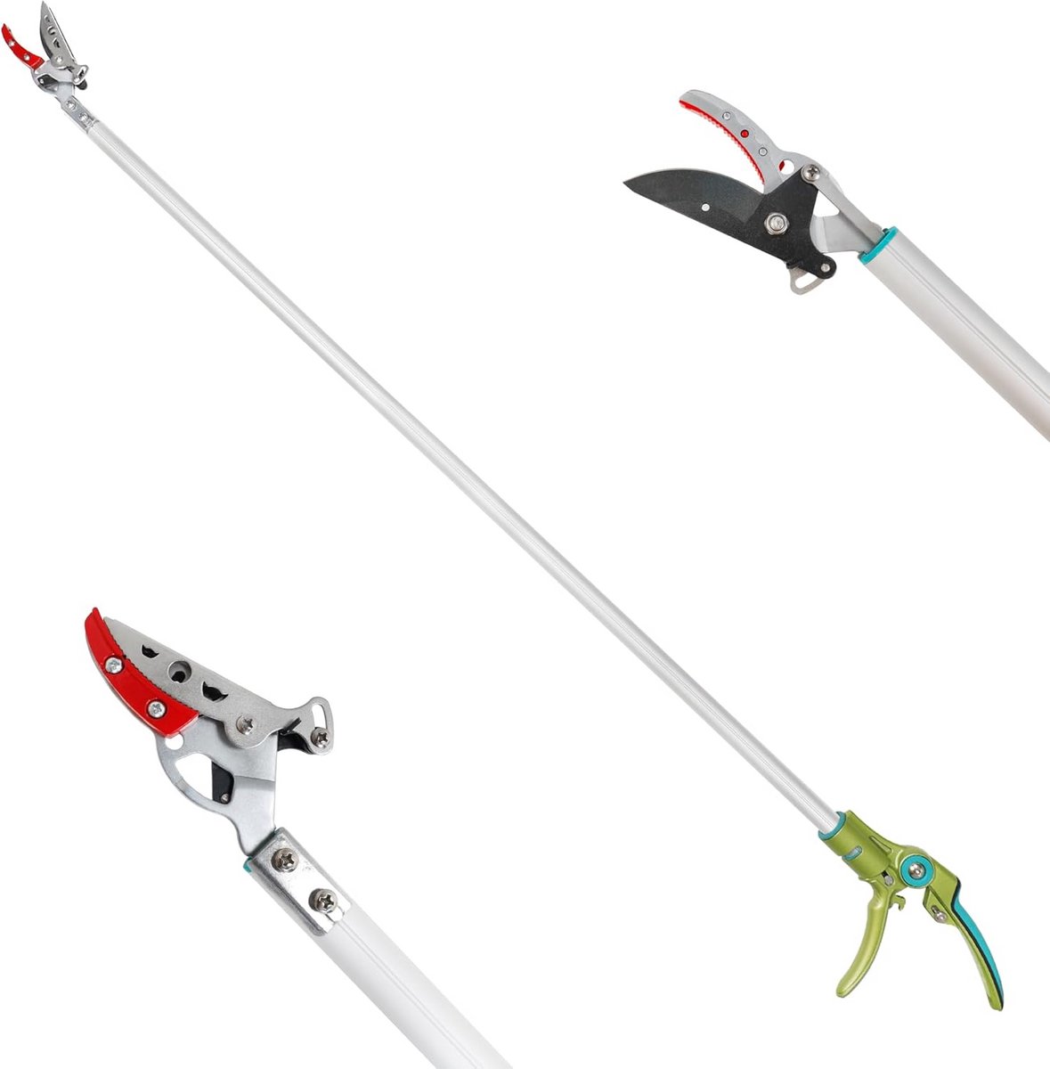 Vergrendelbare Snoeischaar 80cm met Draaibare Handgreep voor Takken en Fruit