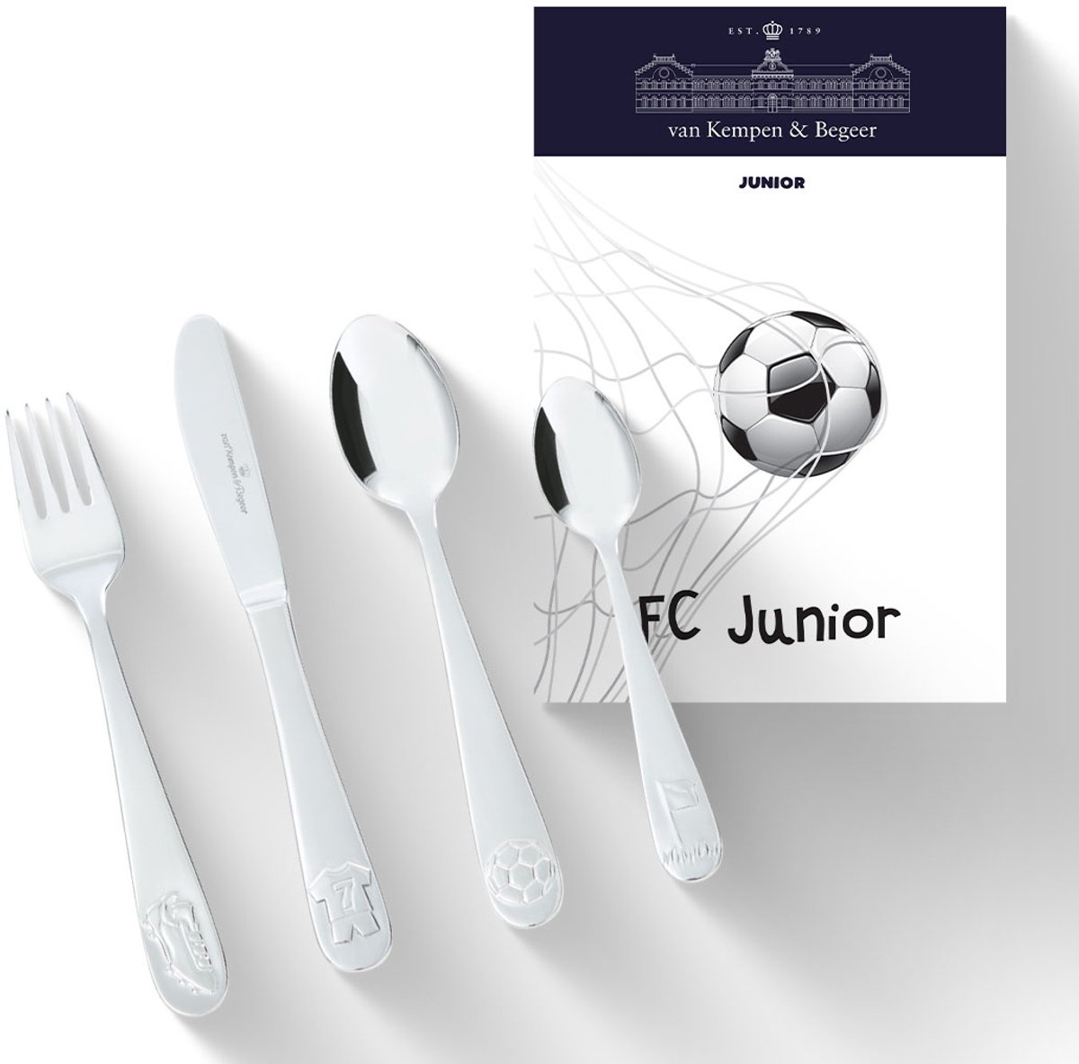 Kinderbestek Keltum - Voetbal Junior - 4 delig