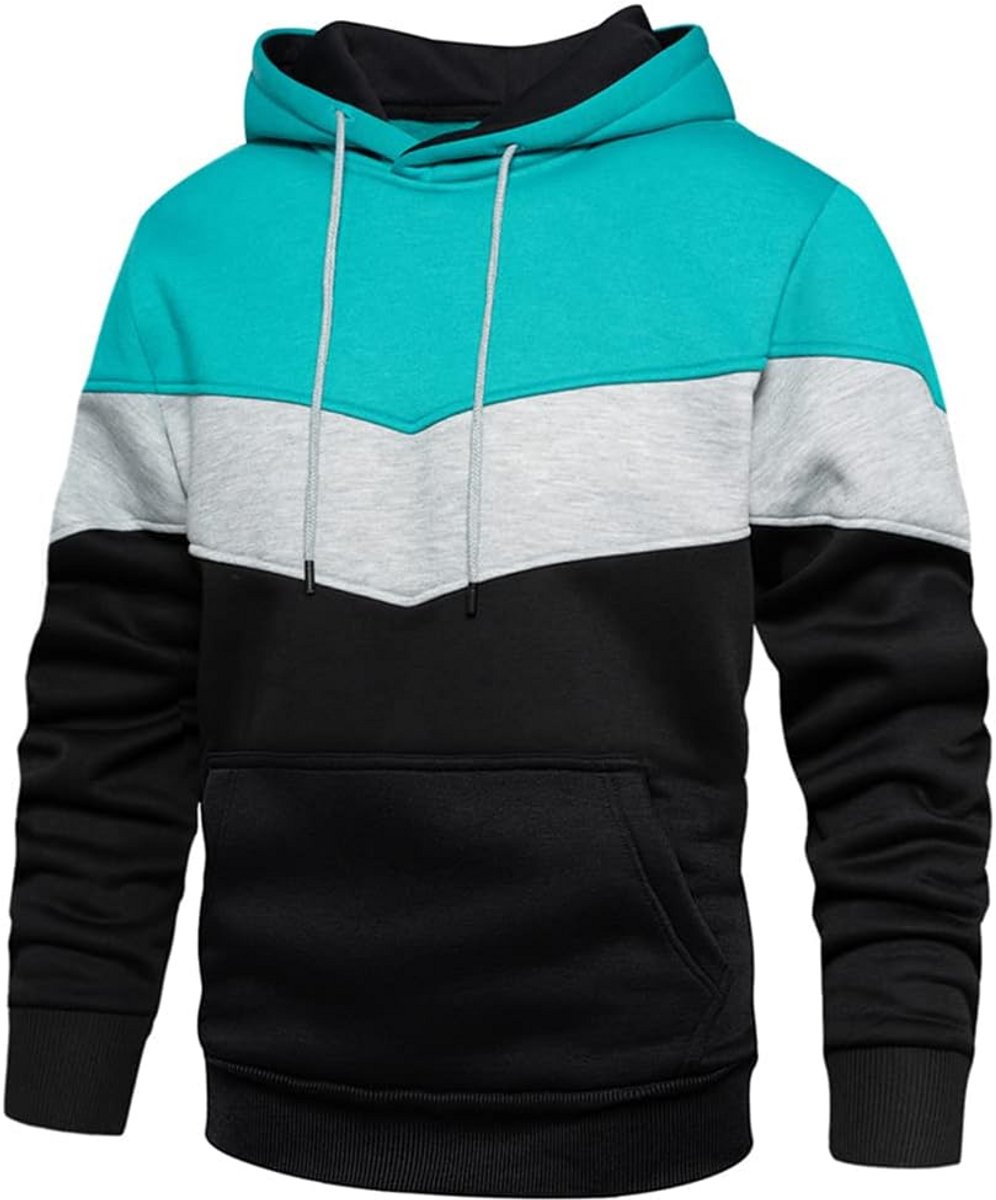 Herenhoodie met capuchon en kangoeroezak - warm en comfortabel casual sweatshirt